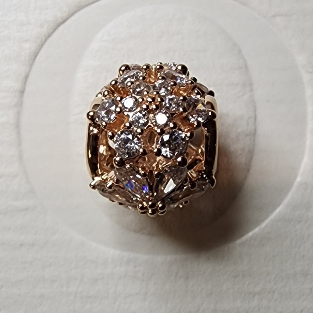 Pandora Sparkling Herbarium Cluster Round Charm - Picture 6 of 15